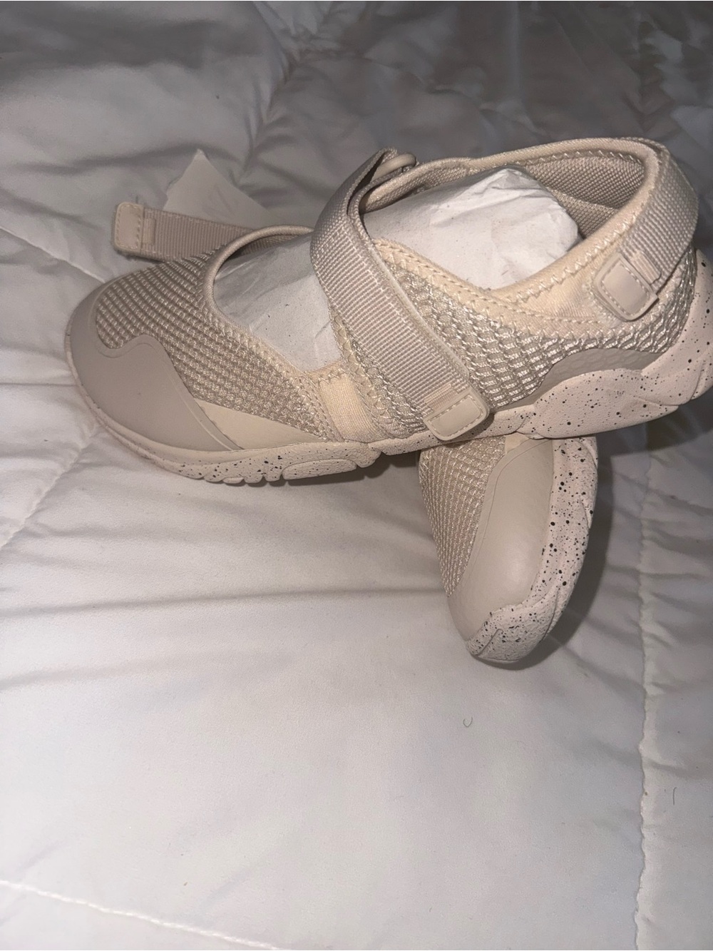 Zara Kids Beige Mary Jane Sneaker